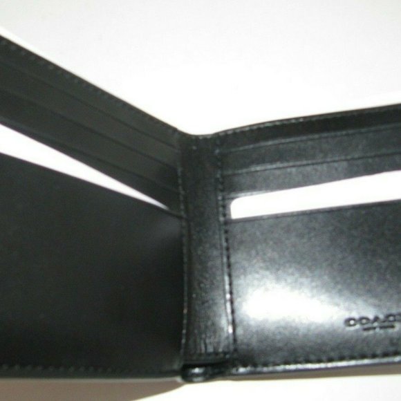Coach f75083 Id Billfold Wallet NWT PRICE FIRM - Picture 5 of 5